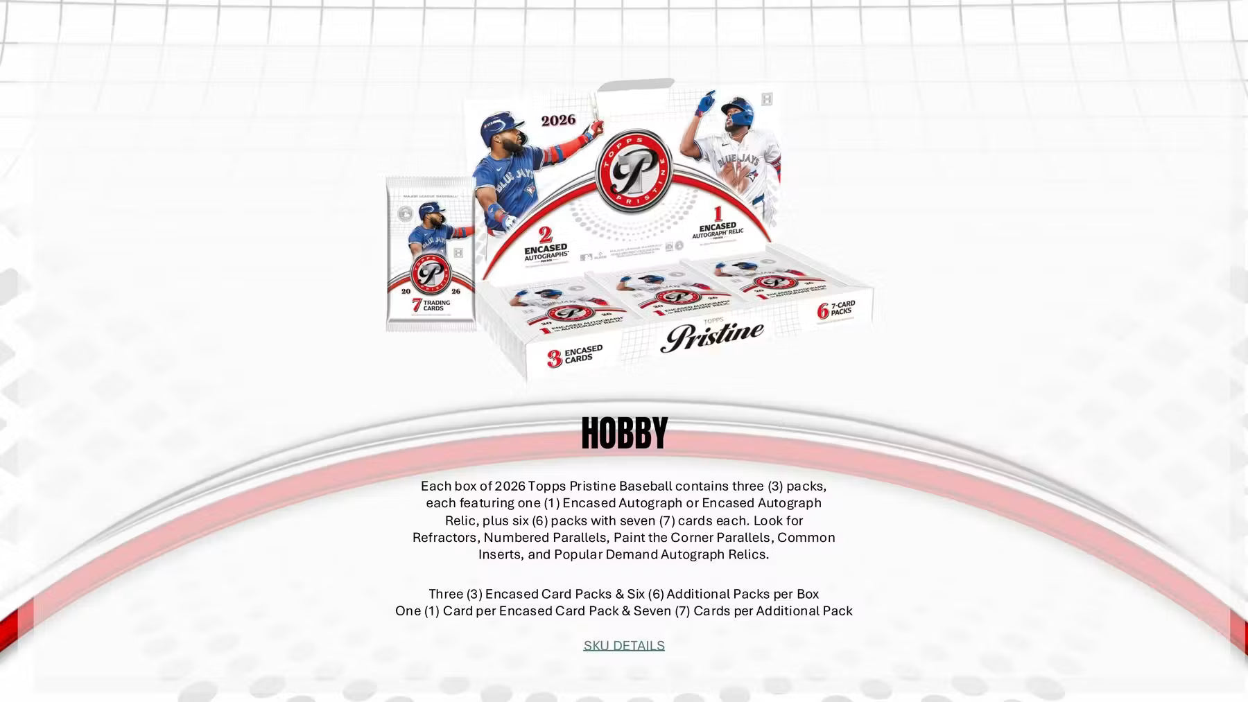 2026 Topps Pristine Baseball Hobby 6-Box Case
