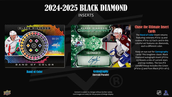 2024-25 Upper Deck Black Diamond Hockey Hobby Box (Pre-Order)