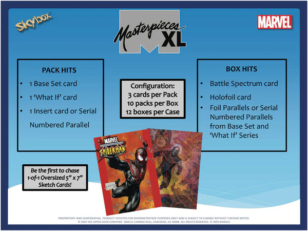 2024 Upper Deck Marvel Masterpieces XL Hobby Box