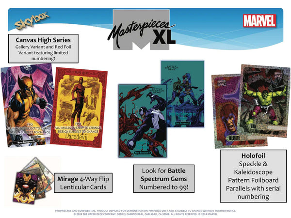 2024 Upper Deck Marvel Masterpieces XL Hobby Box