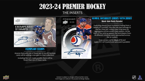 2023-24 Upper Deck Premier Hockey Hobby Box