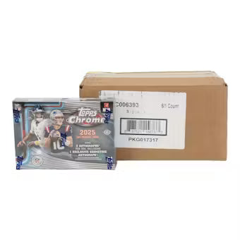 2025 Topps Chrome Football Delight 6-Box Case