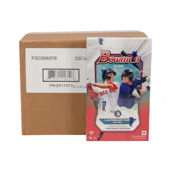 2026 Bowman Baseball Hobby Jumbo 8-Box Case