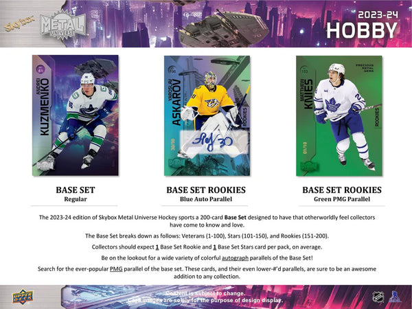 2023-24 Upper Deck Skybox Metal Universe Hockey Hobby Box