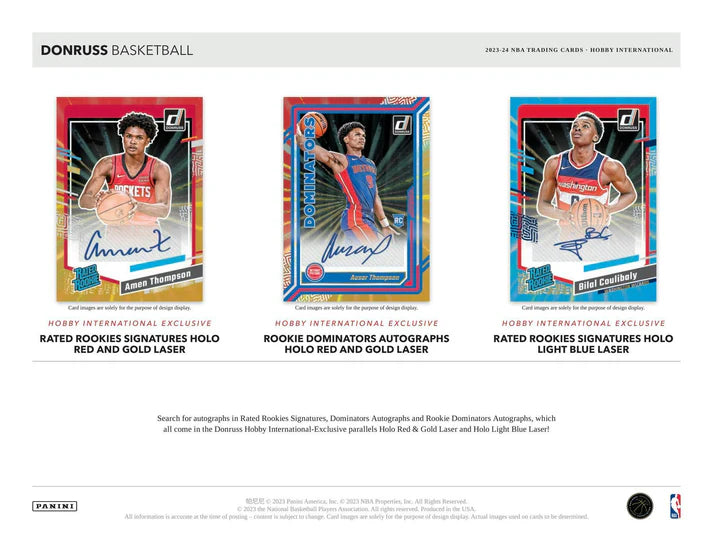 2023-24 Panini Donruss International Basketball Box