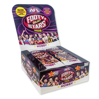 2026 AFL Footy Stars Hobby Box (18 Packs)