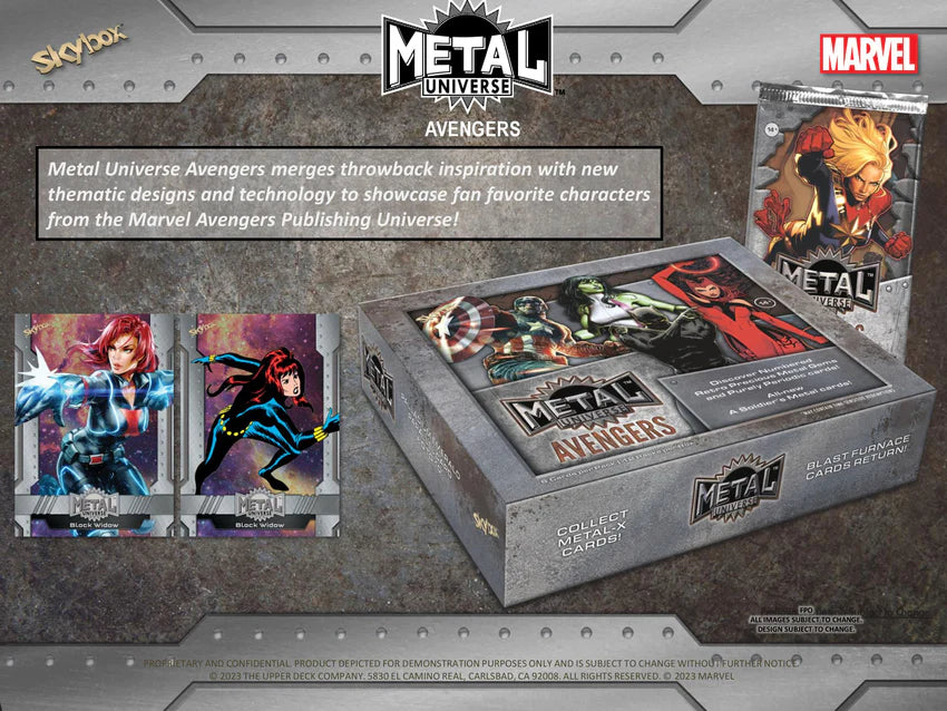 2024 Upper Deck Marvel Avengers Metal Universe Hobby Box