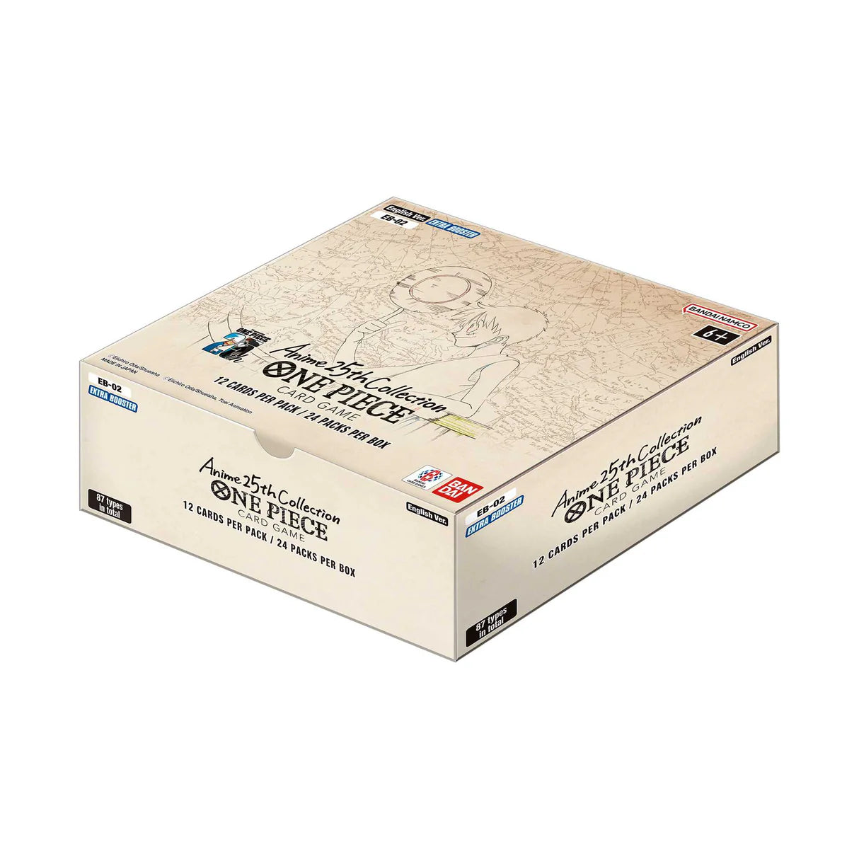One Piece Card Game EB-02 Anime 25th Collection Extra Booster Box