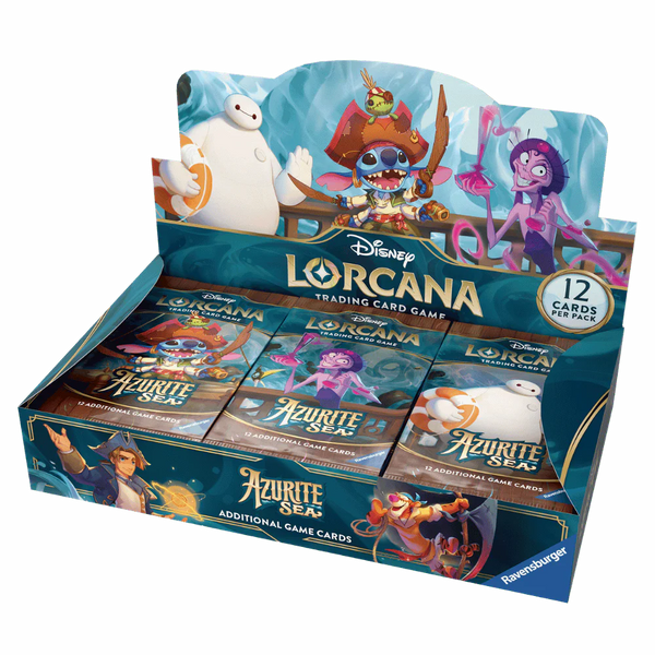 Disney Lorcana TCG Azurite Sea Booster Box (Pre-Order)