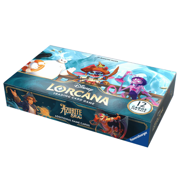 Disney Lorcana TCG Azurite Sea Booster Box (Pre-Order)