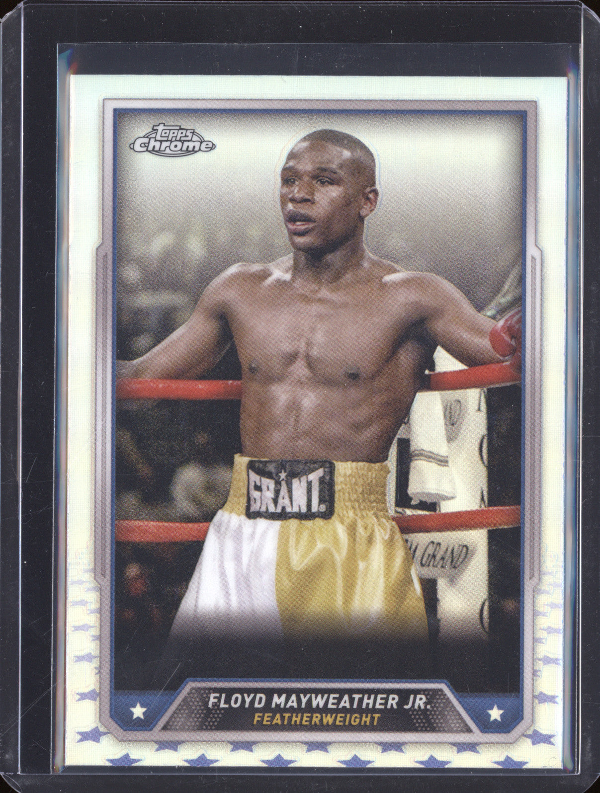 Floyd Mayweather Jr 2024 Topps Boxing Chrome 33 Refractor