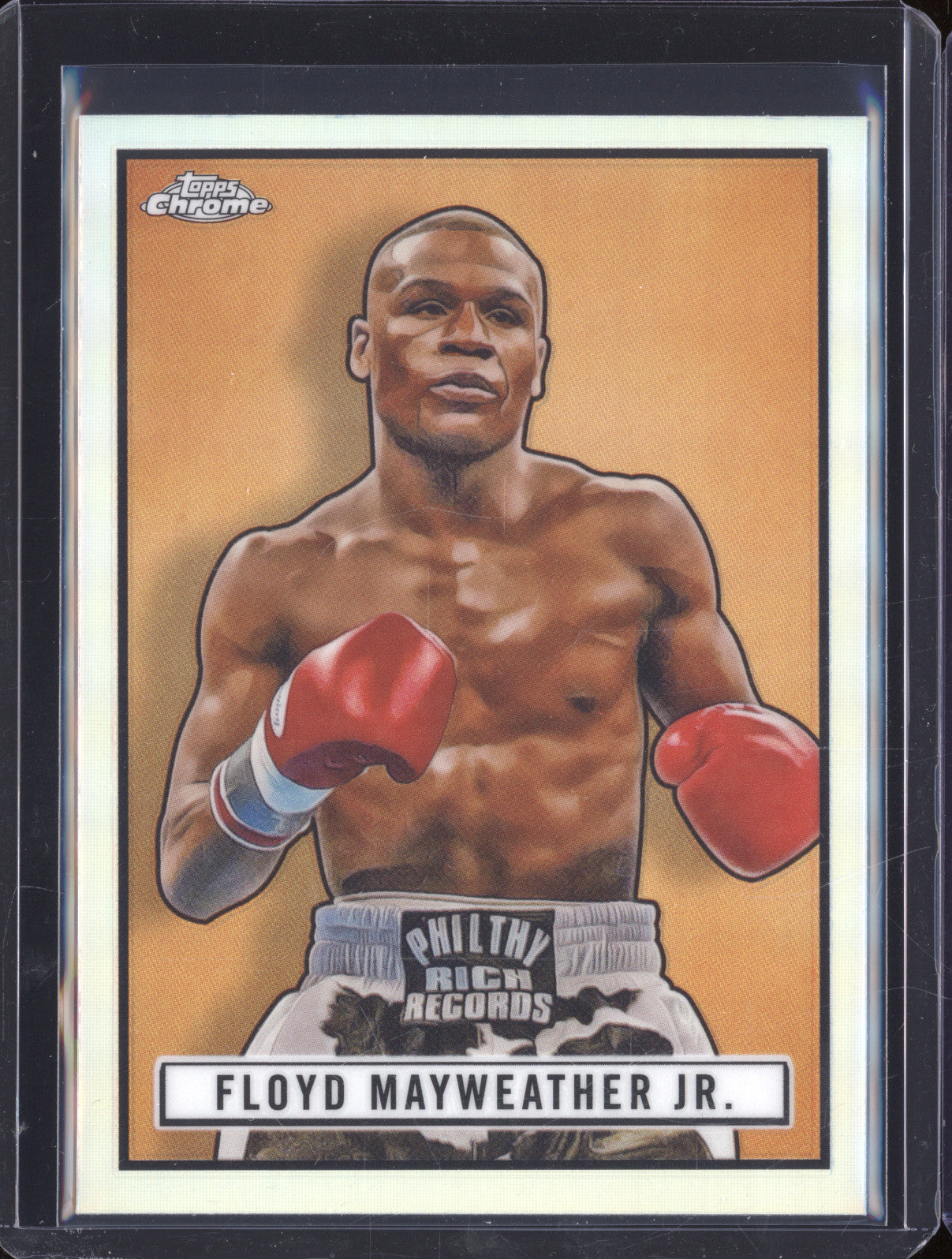 Floyd Mayweather Jr 2024 Topps Boxing Chrome TR-15 1951 Ringside