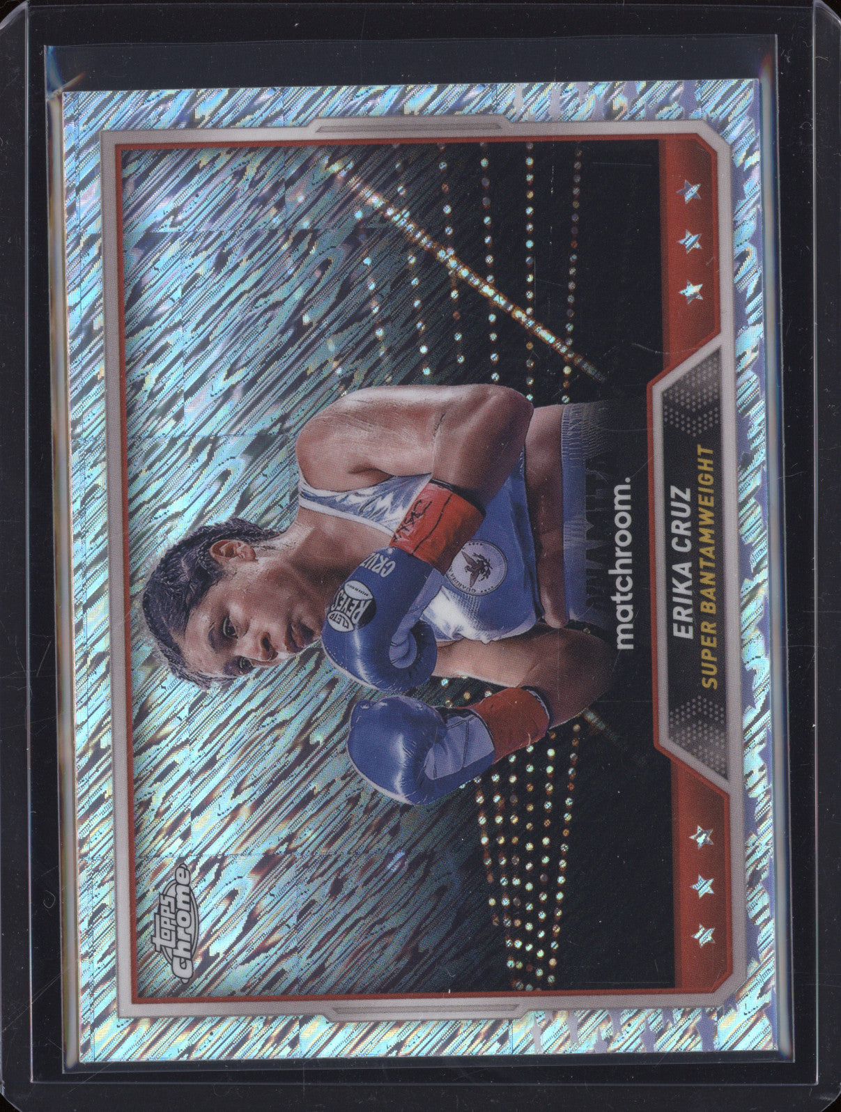 Erika Cruz  Topps Boxing Chrome 92 Shimmer