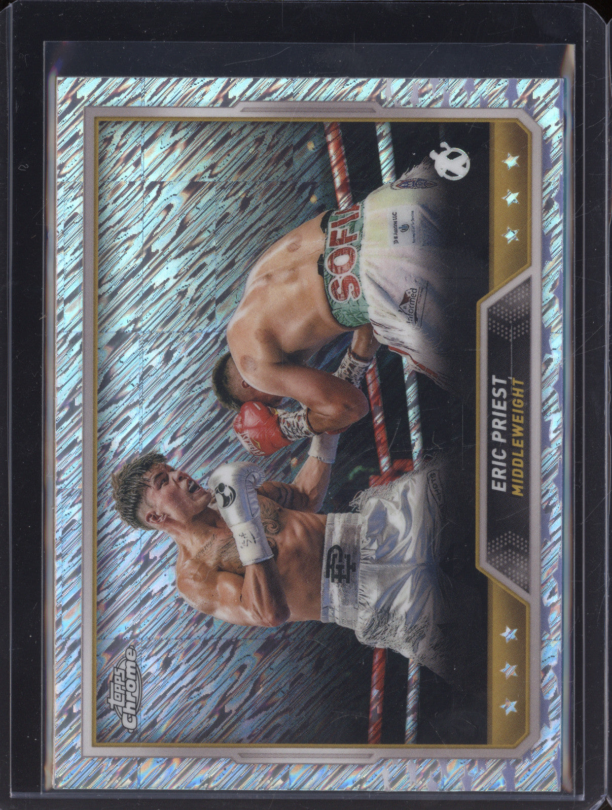 Eric Priest 2024 Topps Boxing Chrome 93 Shimmer