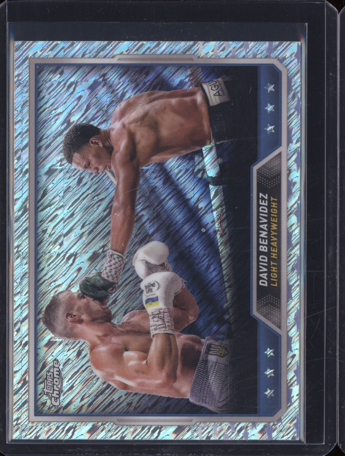 David Benavidez 2024 Topps Boxing Chrome 99 Shimmer