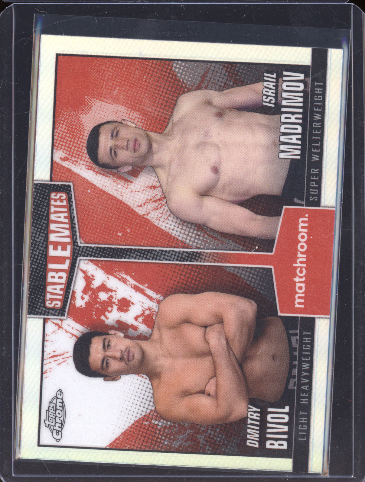 Dmitry Bivol / Israil Madrimov 2024 Topps Boxing Chrome SM-3 Stablemates