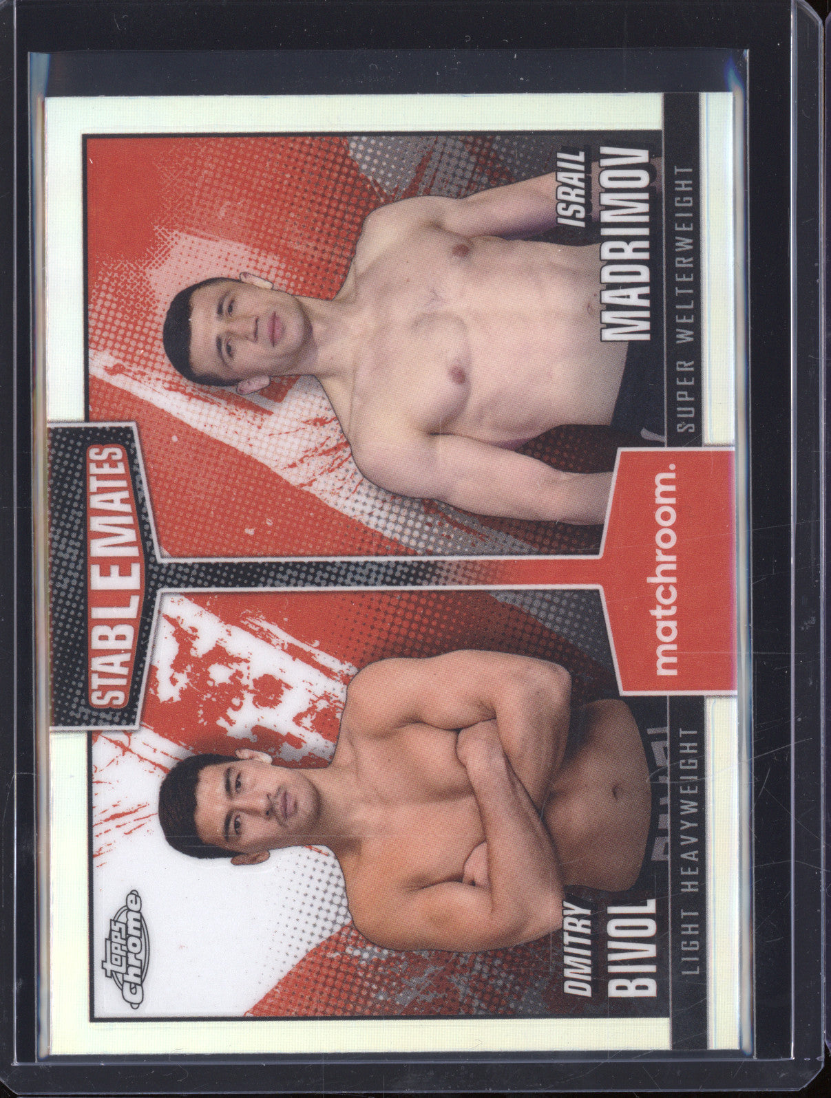 Dmitry Bivol / Israil Madrimov 2024 Topps Boxing Chrome SM-3 Stablemates