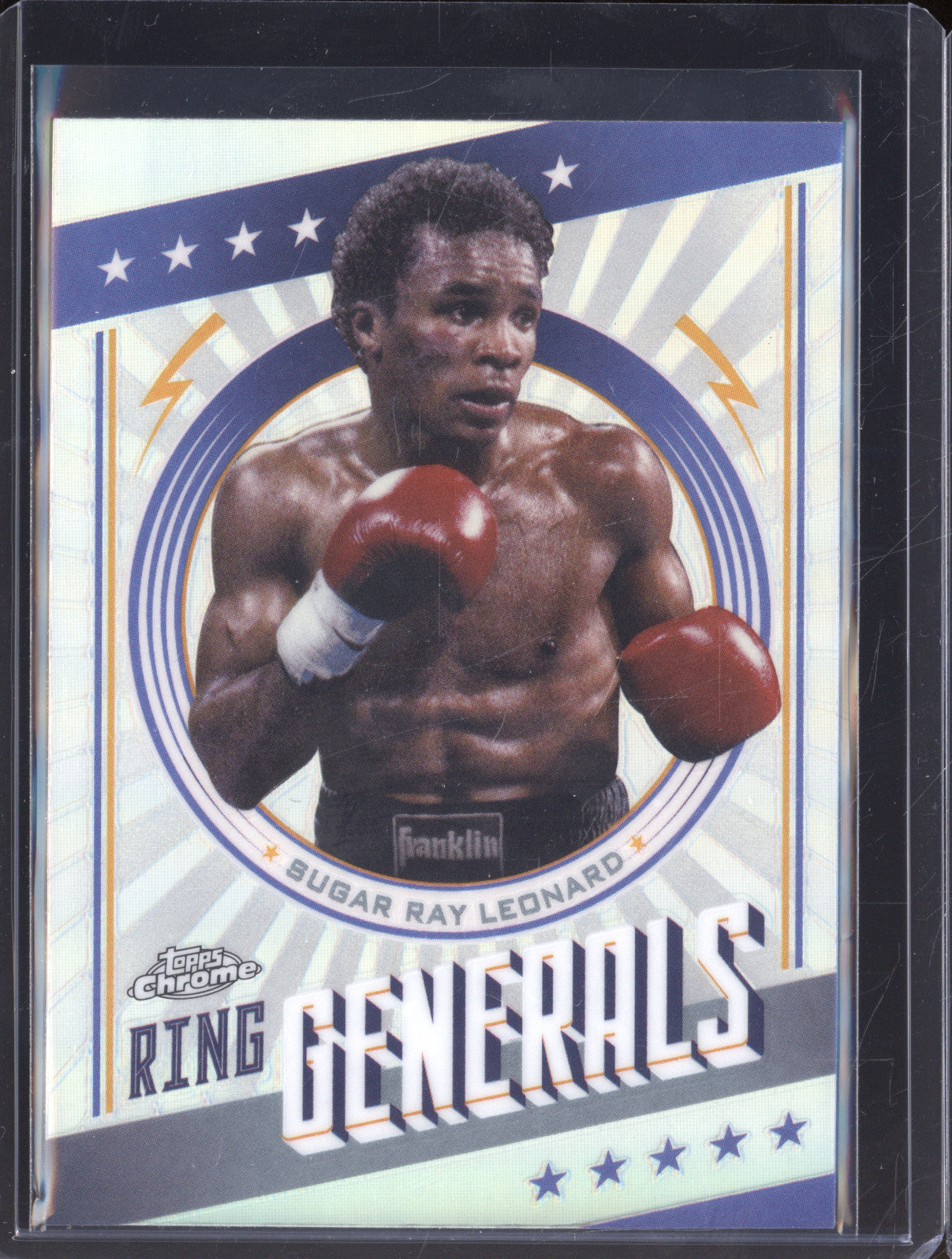 Sugar Ray Leonard 2024 Topps Boxing Chrome RG-1 Ring Generals