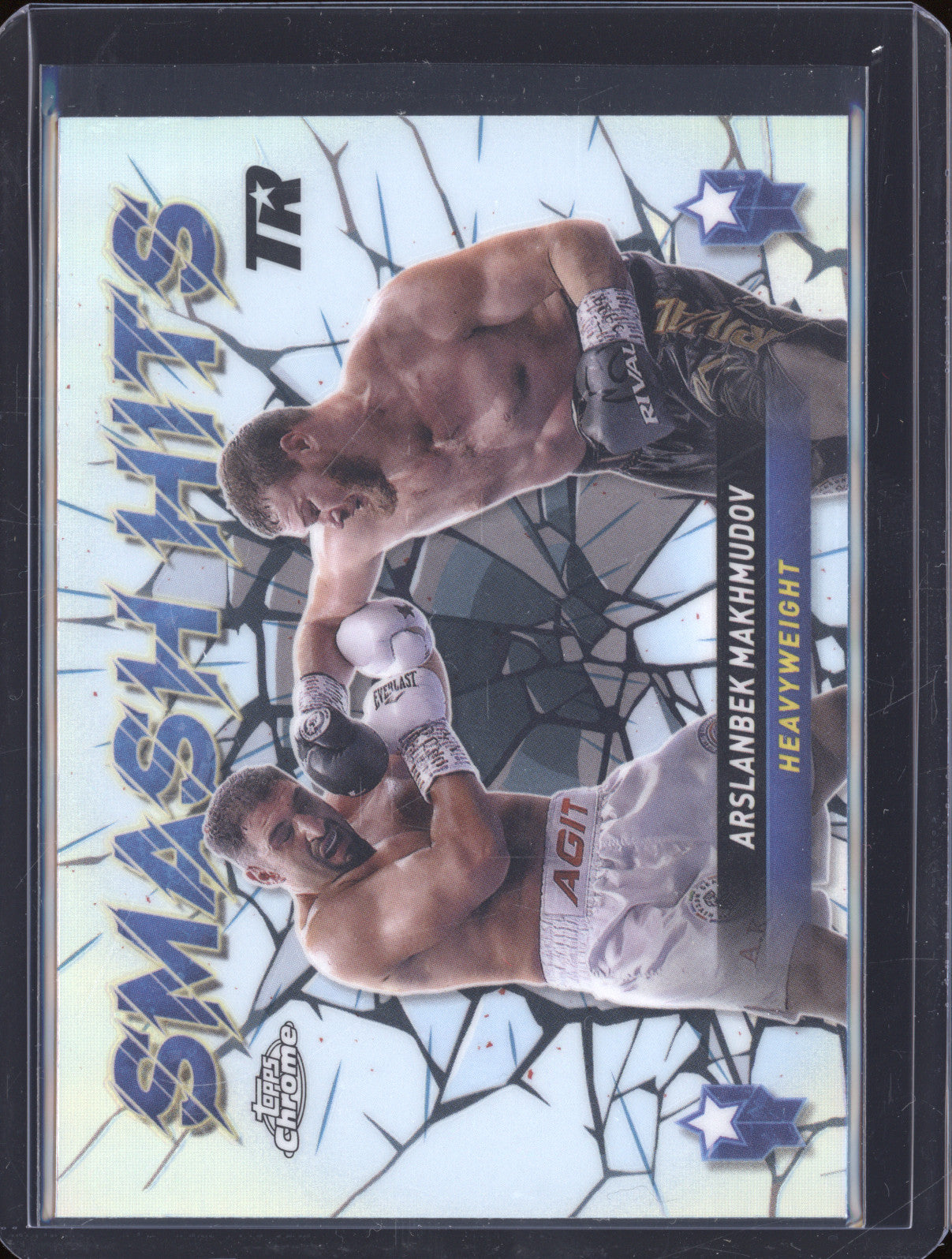 Arslanbek Makhmudov 2024 Topps Boxing Chrome SH-7 Smash Hits