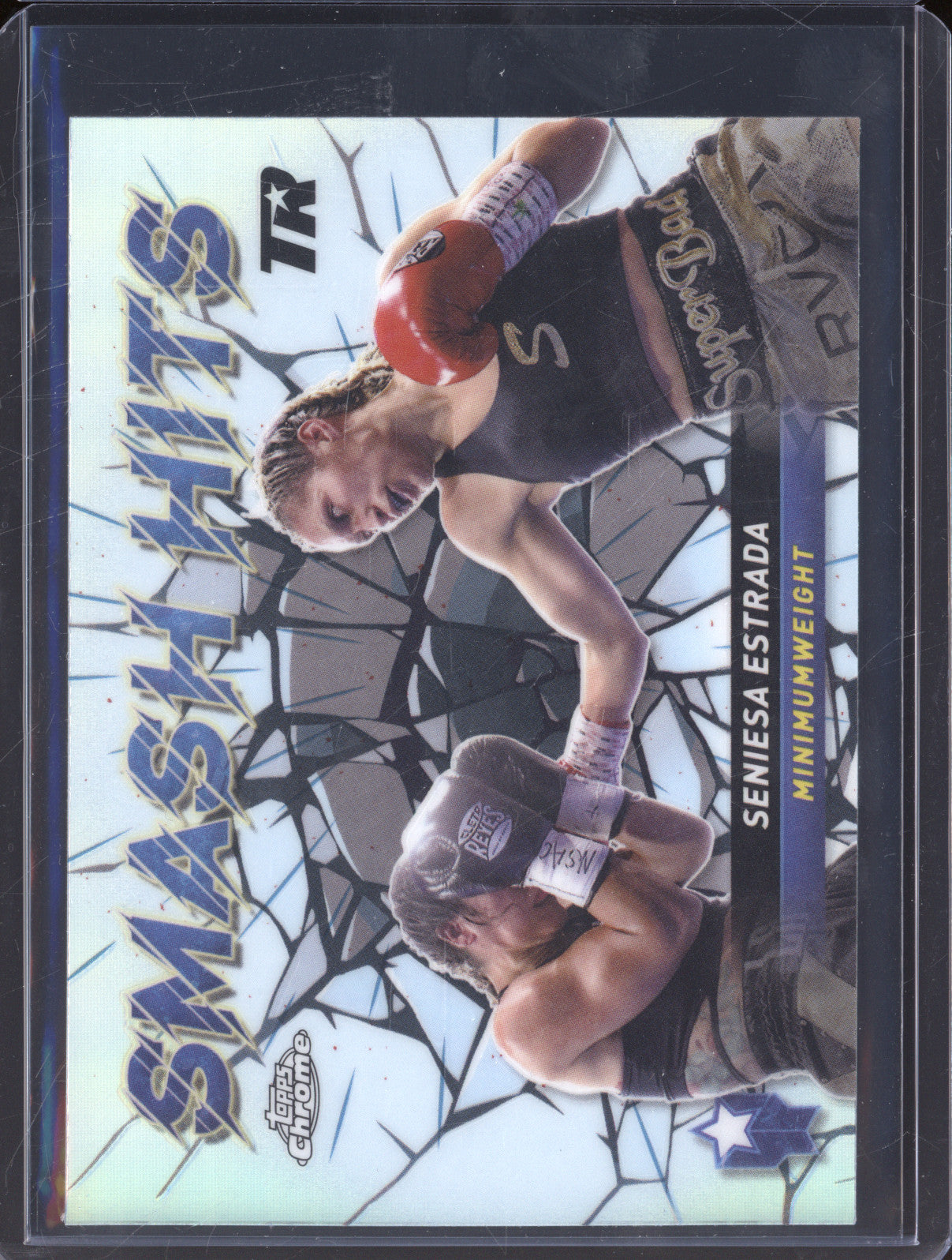Seniesa Estrada 2024 Topps Boxing Chrome SH-6 Smash Hits