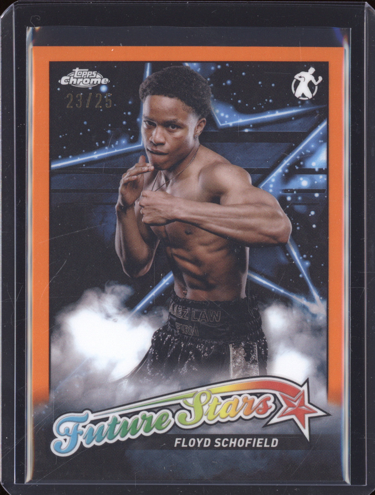 Floyd Schofield 2024 Topps Boxing Chrome FS-6 Orange Future Stars  23/25