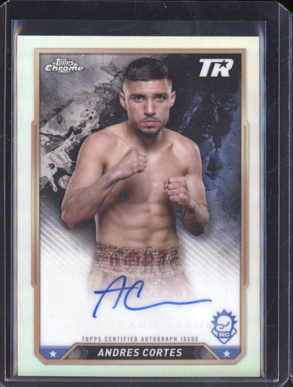 Andres Cortes 2024 Topps Boxing Chrome CBA-ACS Refractor Auto