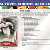 2023-24 Topps Chrome UEFA Euro Soccer Hobby Box