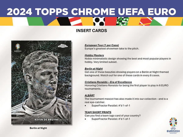 2023-24 Topps Chrome UEFA Euro Soccer Hobby Box