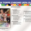 2023-24 Topps Chrome UEFA Euro Soccer Hobby Box