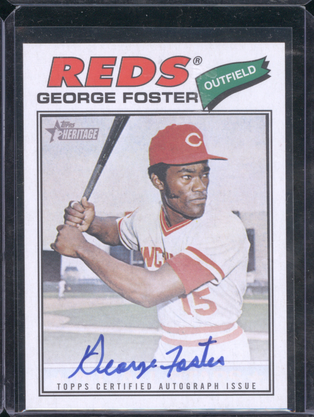 George Foster 2026 Topps Heritage Real One Autographs