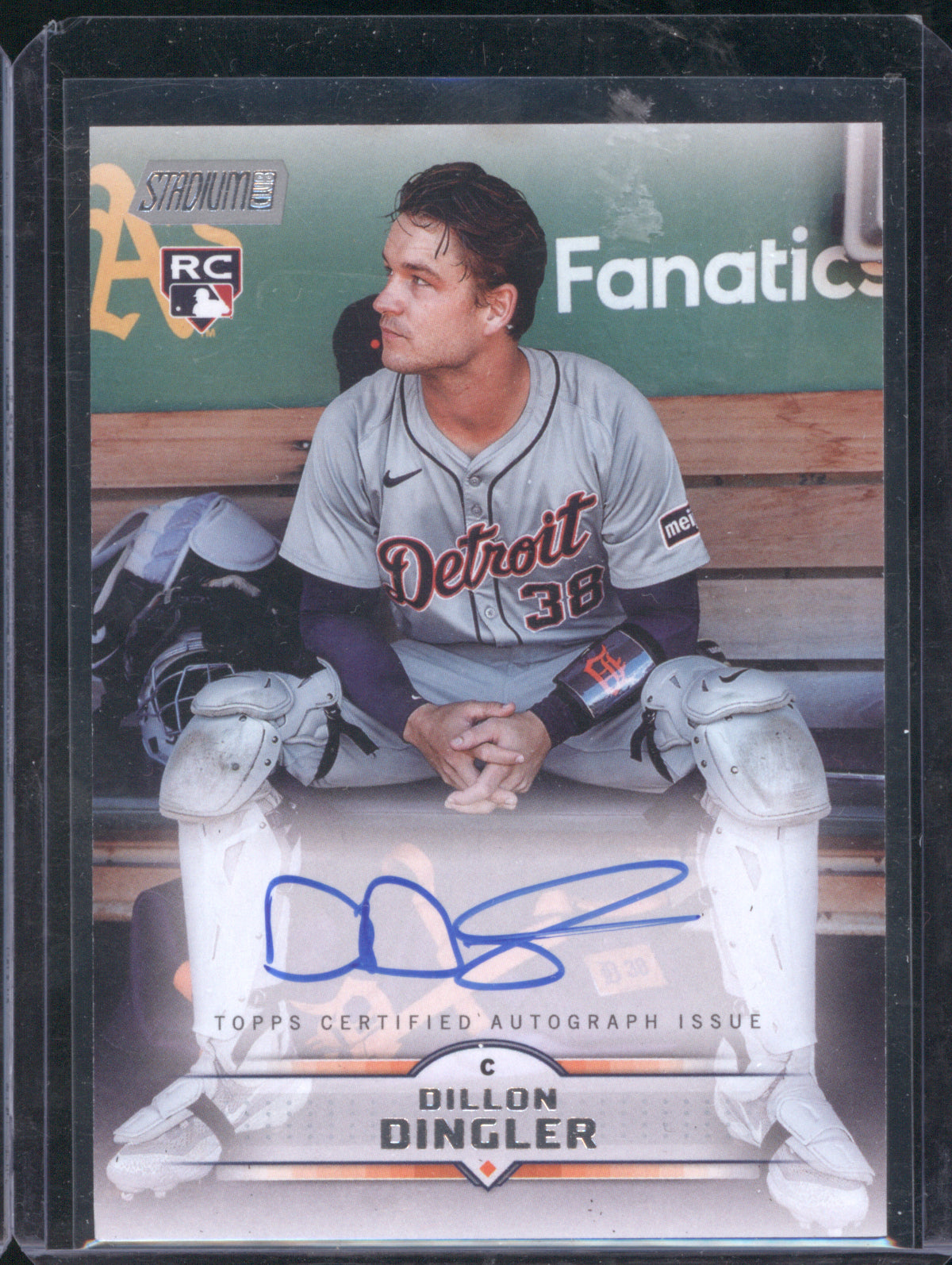 Dillon Dingler 2025 Topps Stadium Club Base Auto