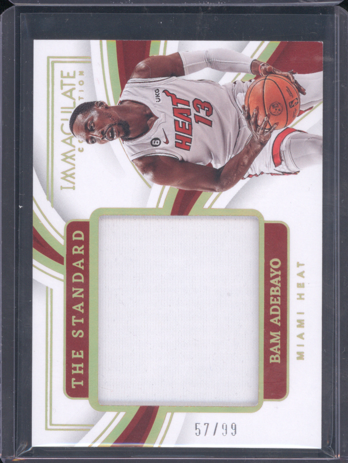 Bam Adebayo 2022 Panini Immaculate The Standard 57/99