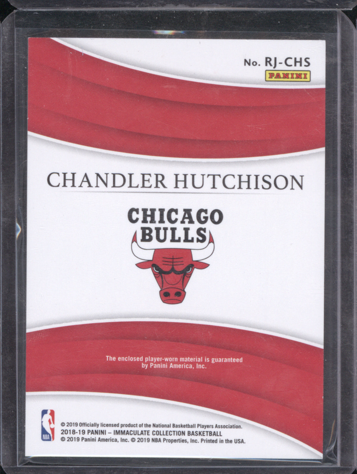 Chandler Hutchison 2018 Panini Immaculate Remarkable Rookie Jerseys 03/10