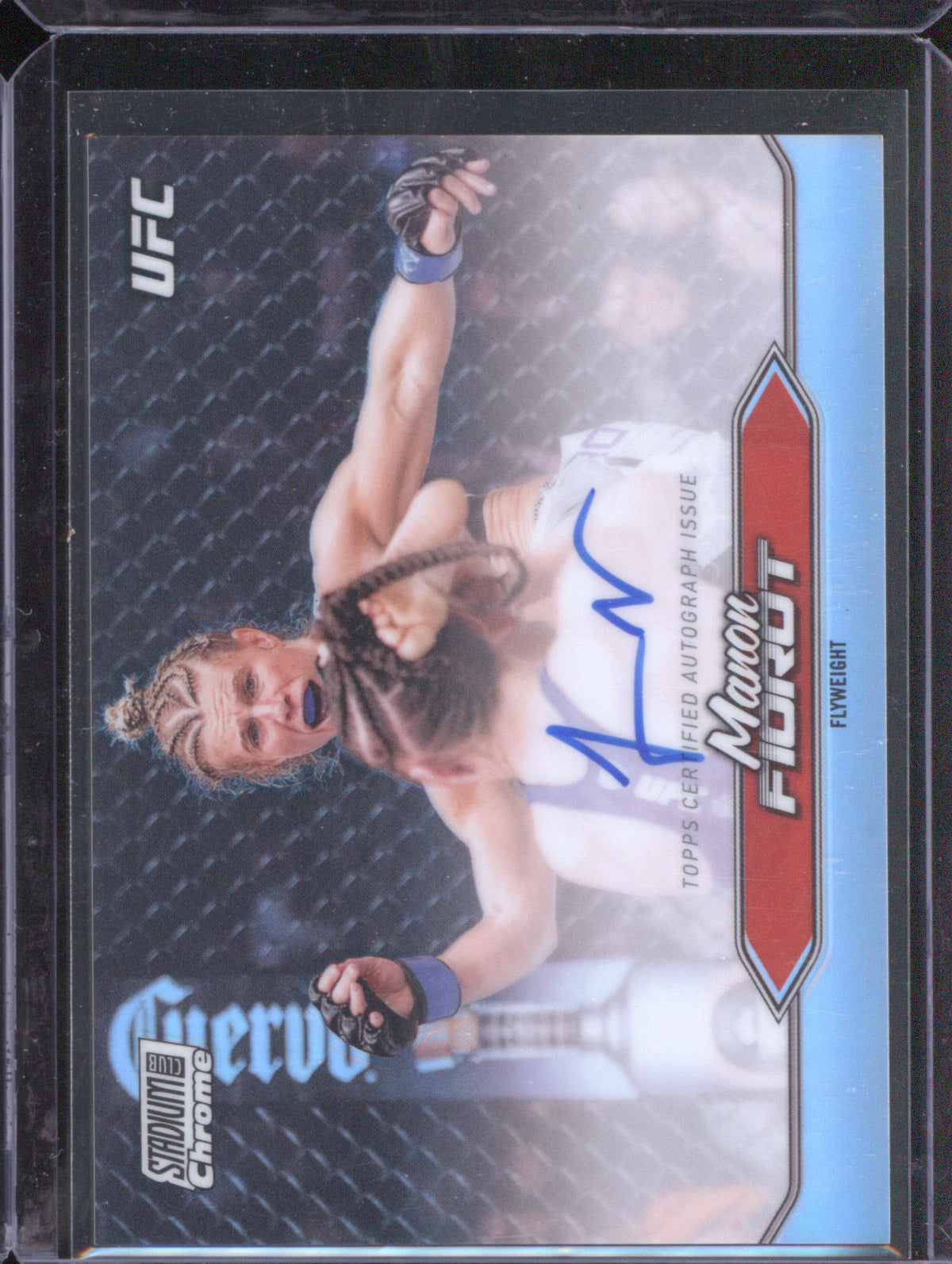 Manon Fiorot 2025 UFC Topps Stadium Club CAS-MFT Chrome Autographs