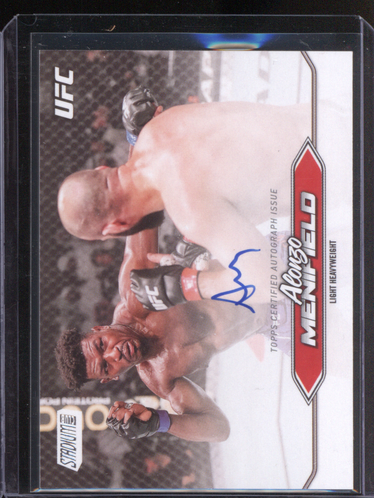 Alonzo Menifield 2025 UFC Topps Stadium Club BCA-AMD Base Autographs