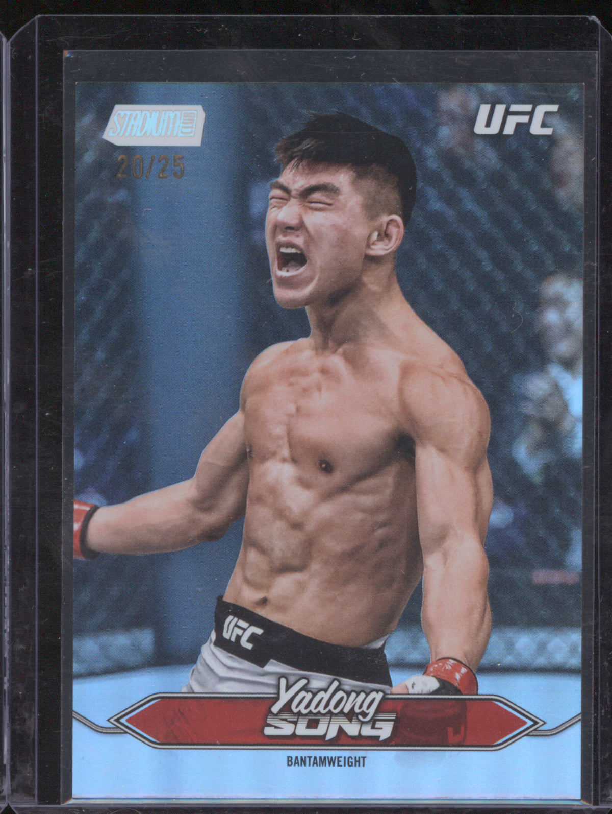 Yadong Song 2025 UFC Topps Stadium Club 150 Rainbow Foil /25