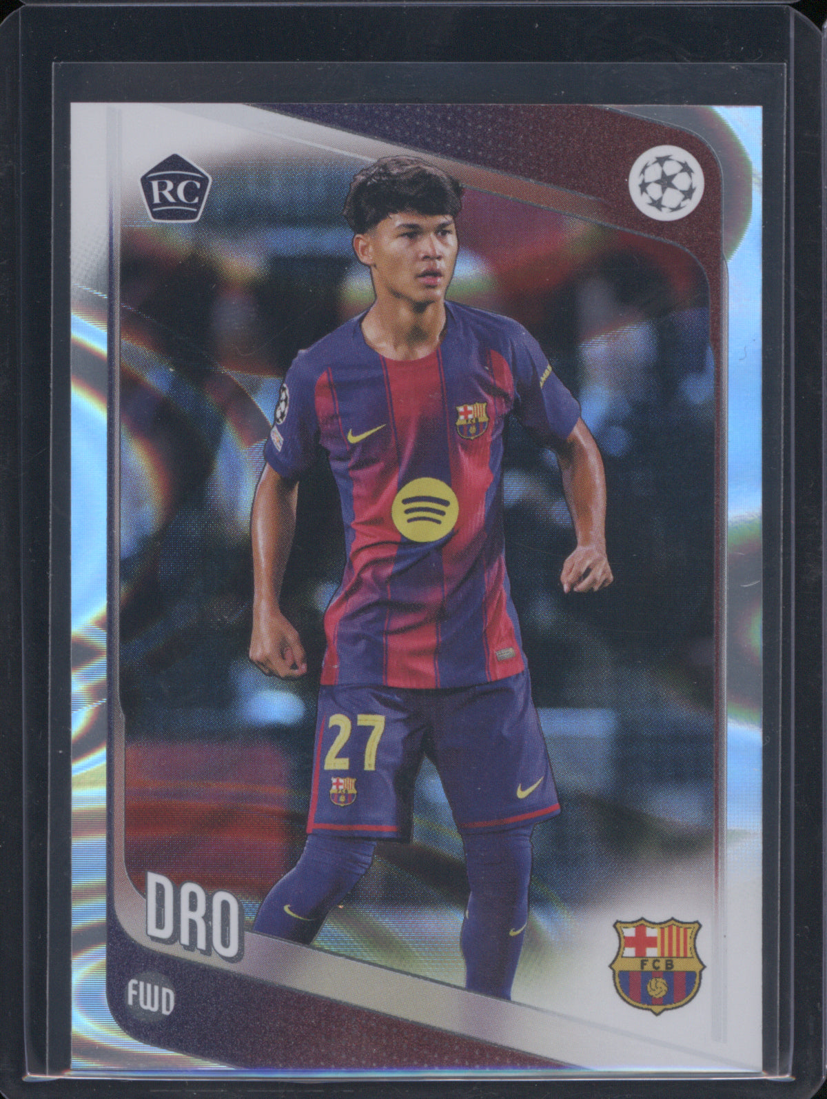 Dro Fernández 2025 Topps UEFA Club Competitions #111 Raindrops RC