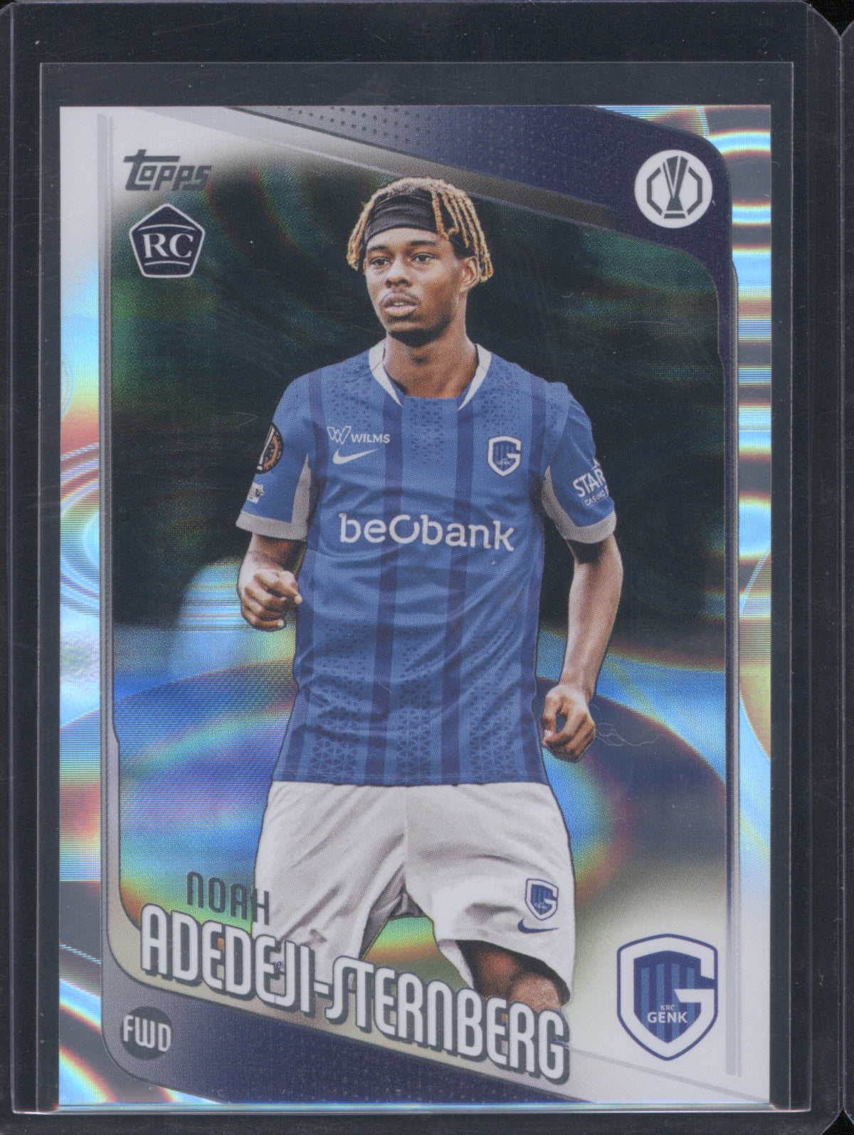 Noah Adedeji-Sternberg 2025 Topps UEFA Club Competitions #122 Raindrops RC