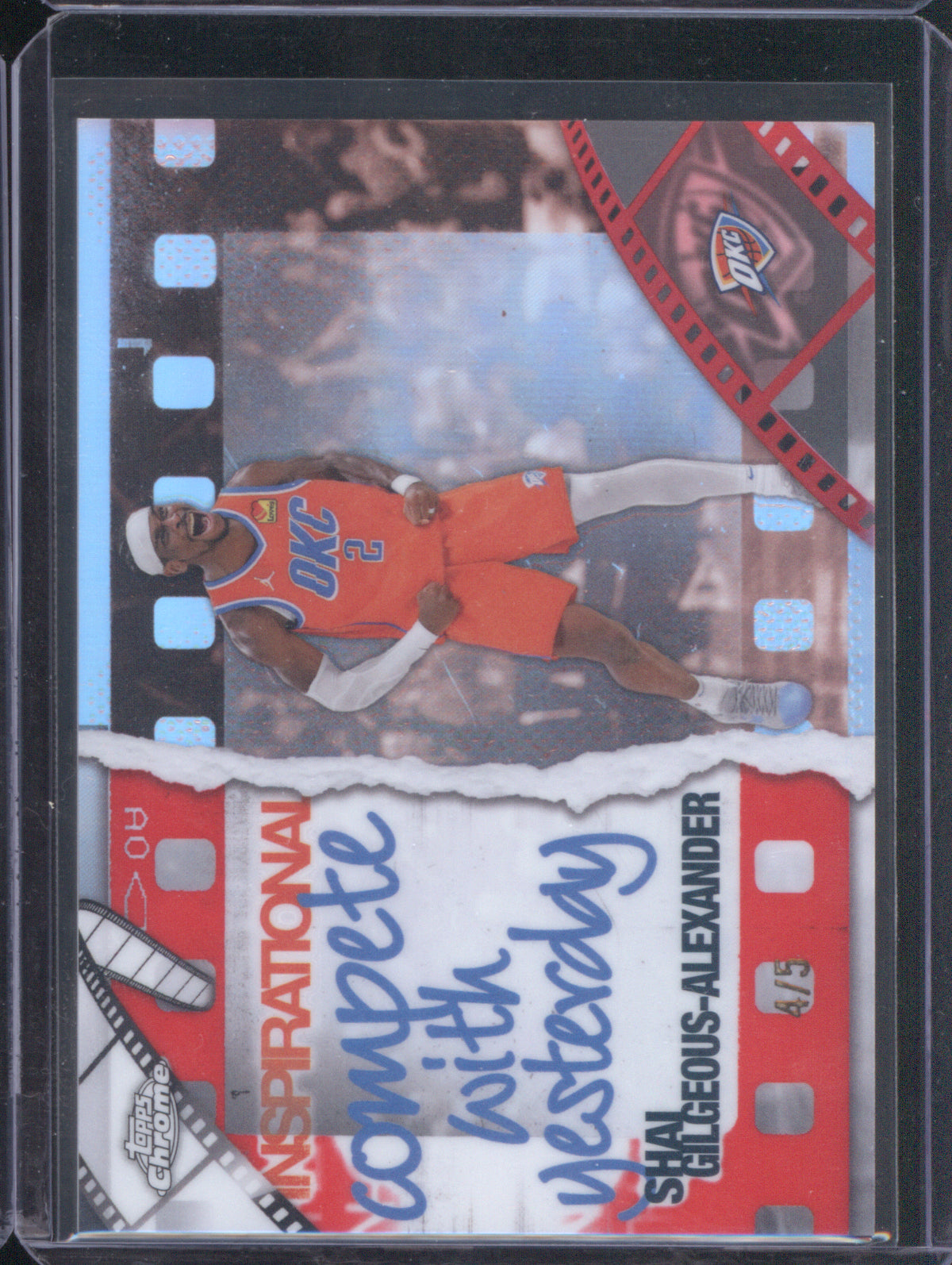 Shai Gilgeous-Alexander 2025 Topps Chrome IP-11 Inspirational /5