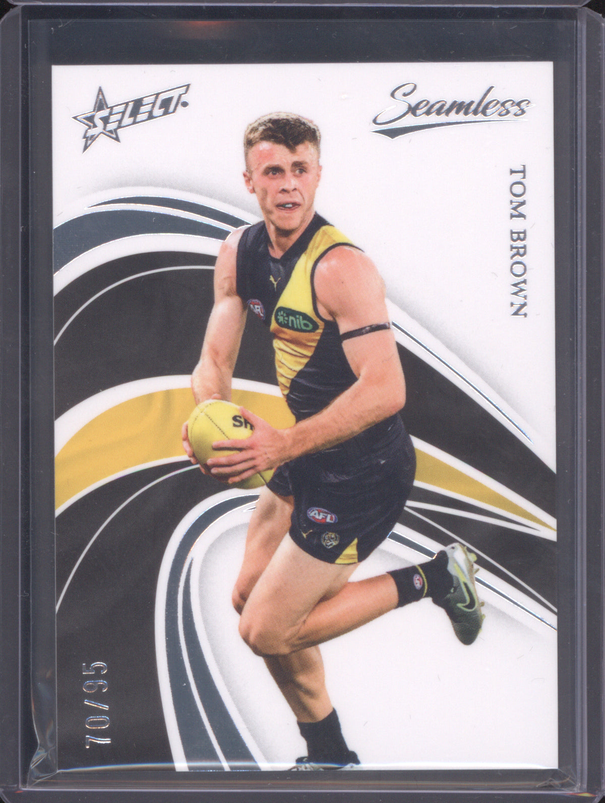 2025 AFL Select Seamless Base Tom Brown Richmond 70/95