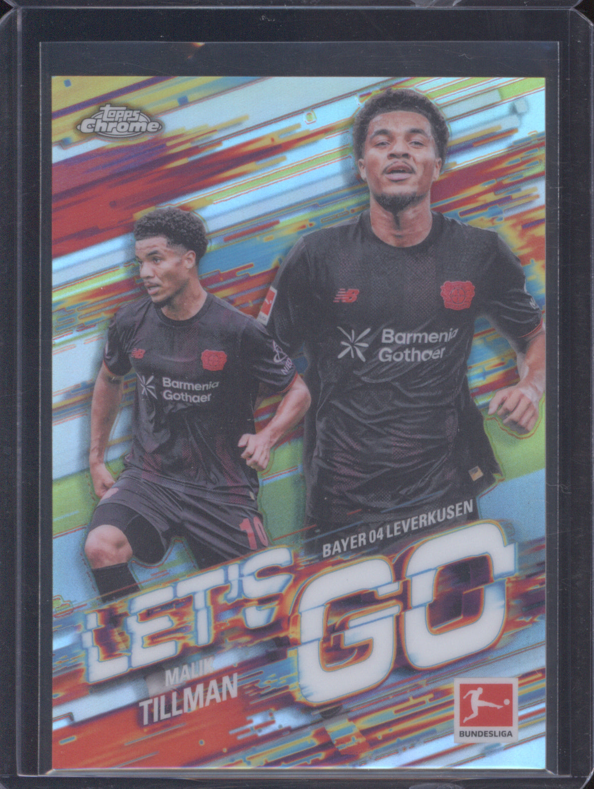 2025-26 Topps Chrome Bundesliga Malik Tillman Let's Go SSP
