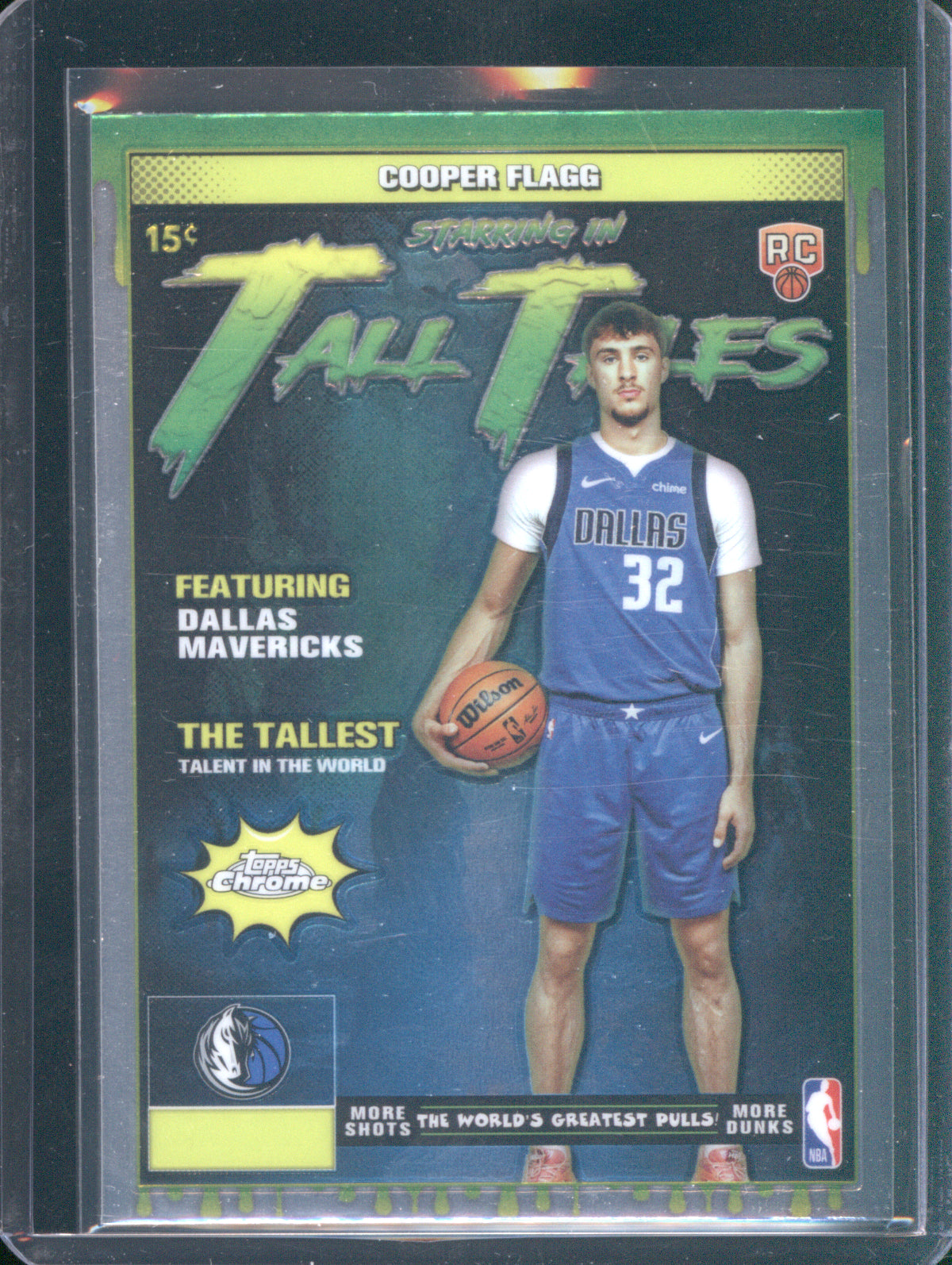 2025 Topps Chrome TT-16 Cooper Flagg Tall Tales RC