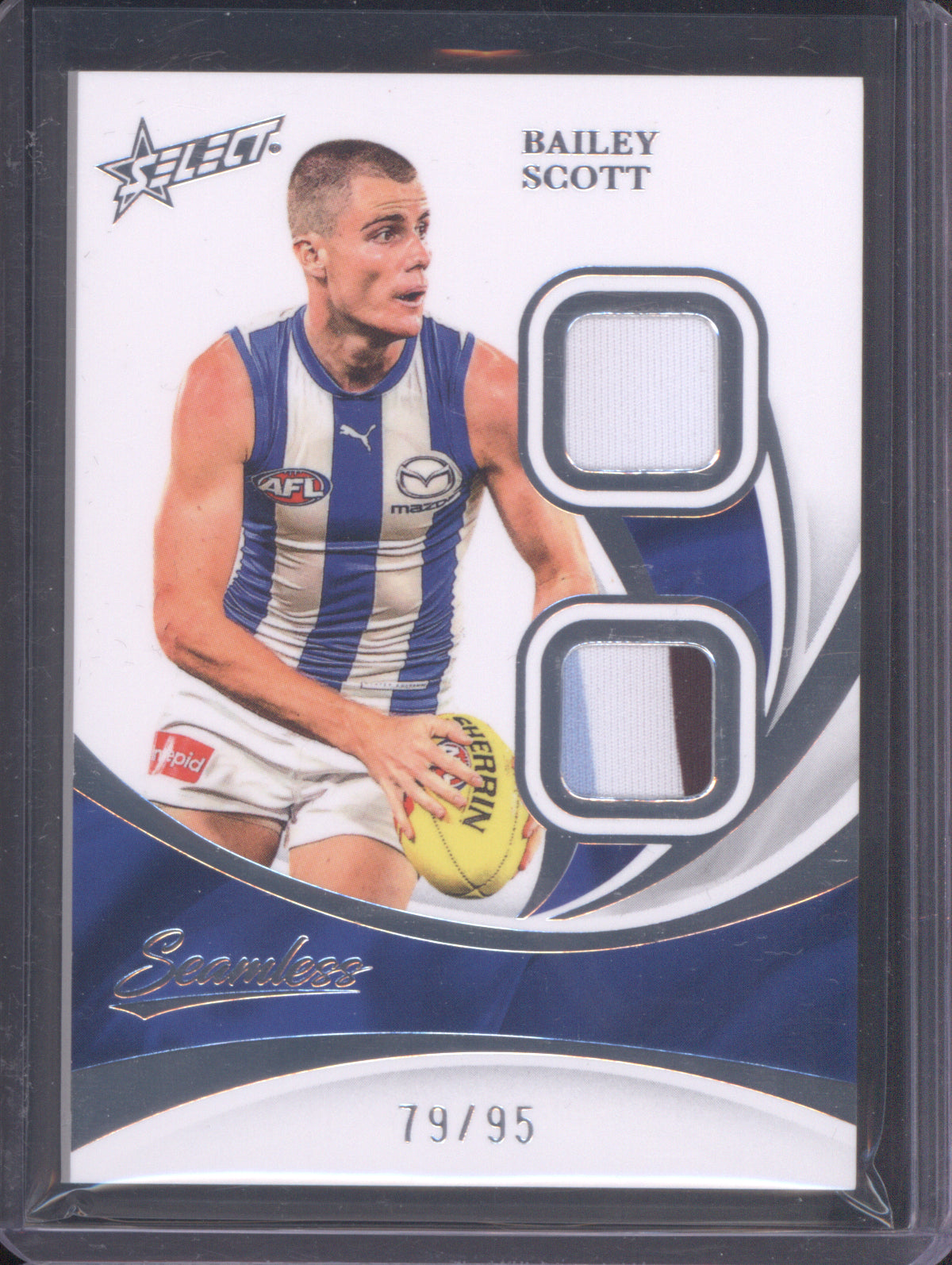2025 AFL Select Seamless Solo Double Patch Bailey Scott North Melbourne 79/95