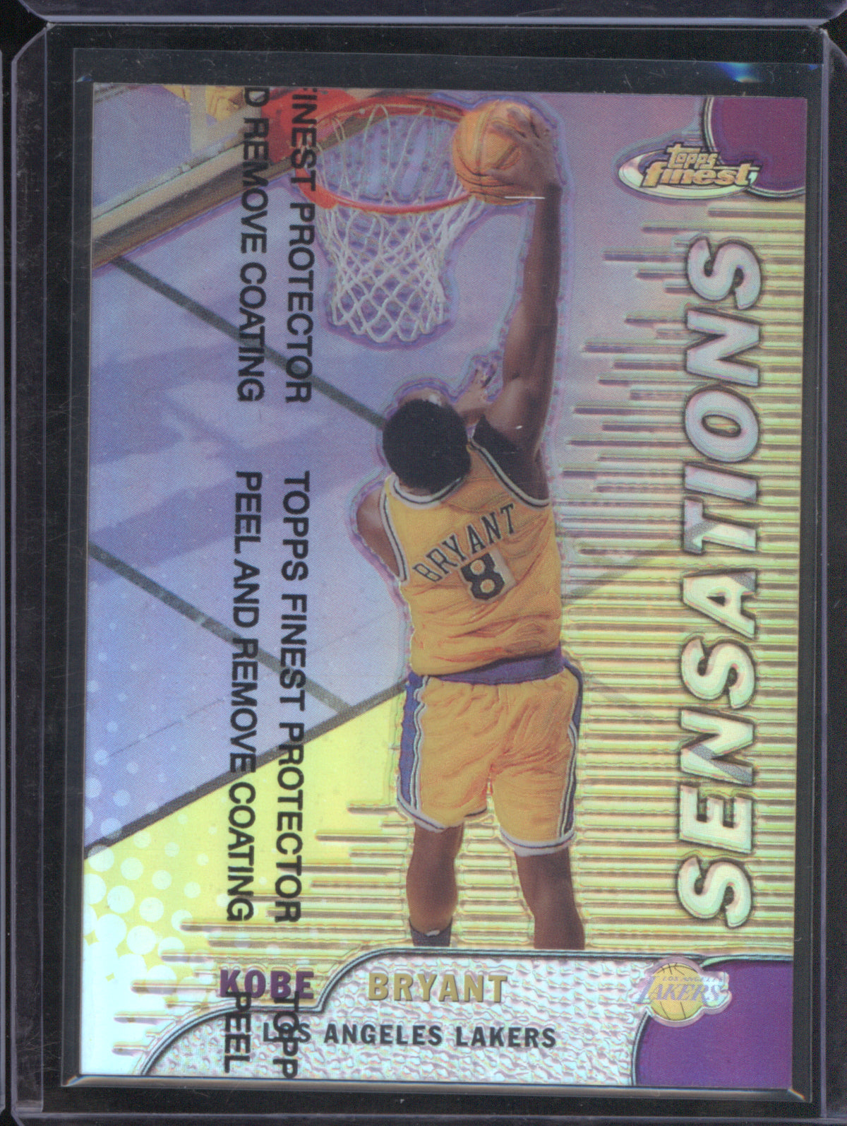 Kobe Bryant 1999 Topps Finest 128 Sensations Refractor