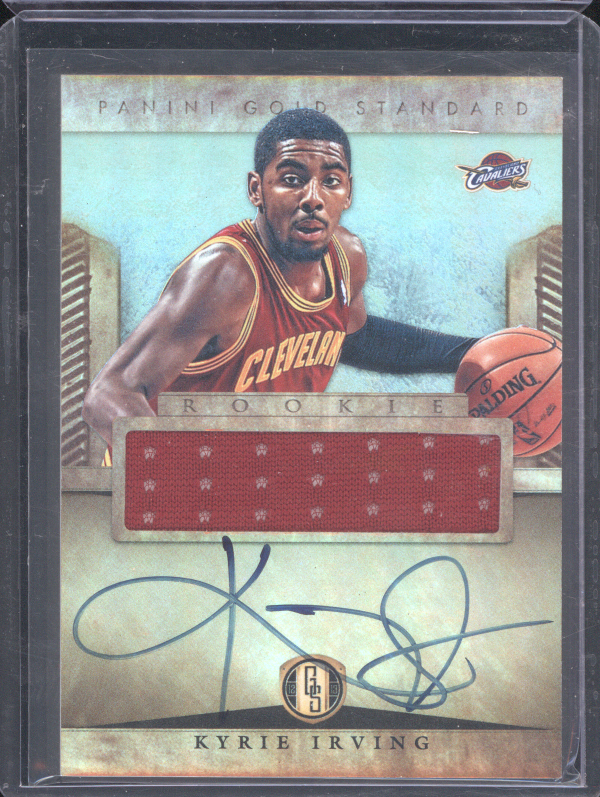Kyrie Irving 2012-13 Panini Gold Standard 259 Rookie Patch Auto RC