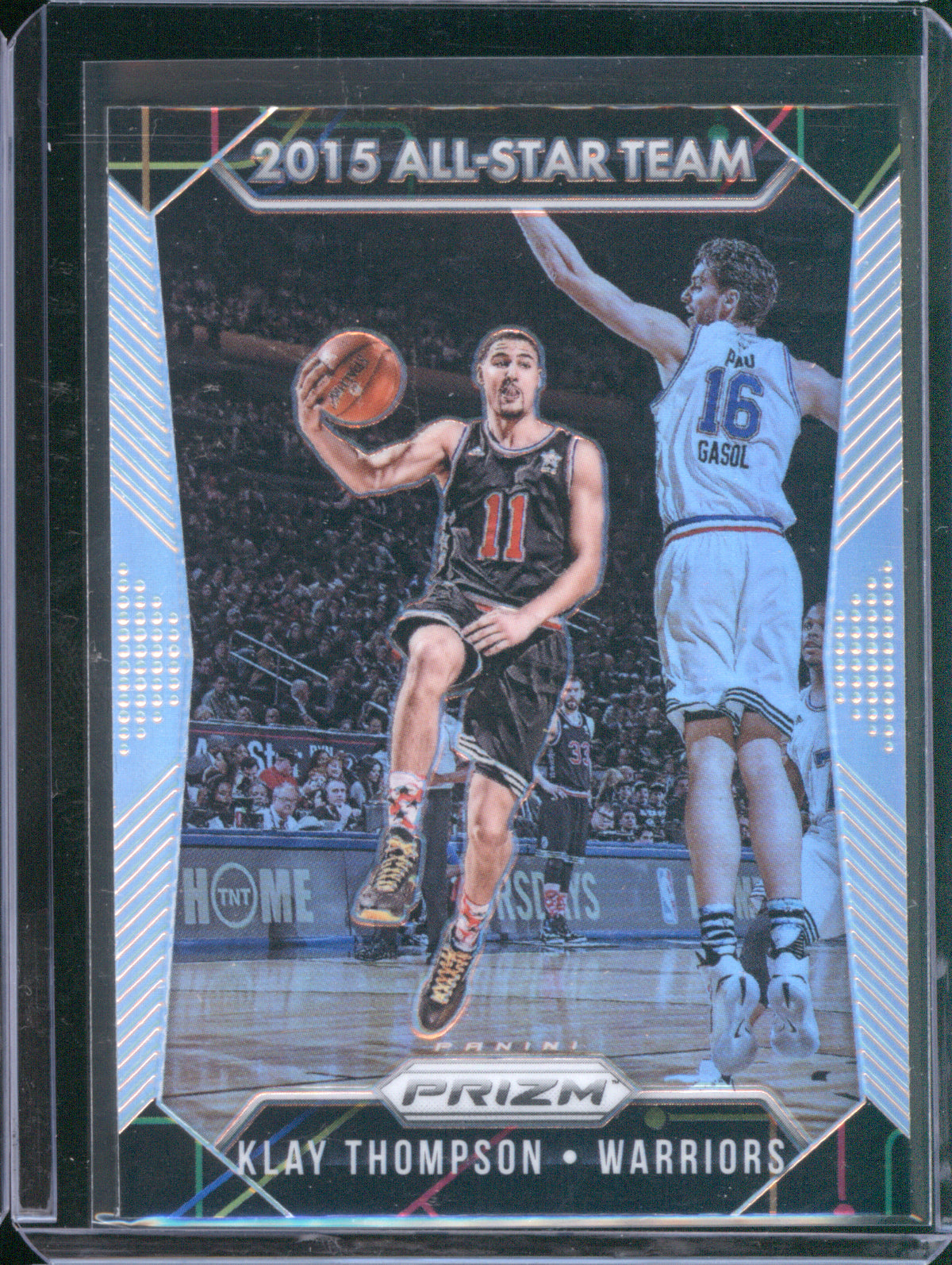 2015 Panini Prizm 373 Klay Thompson All-Star Silver Prizm