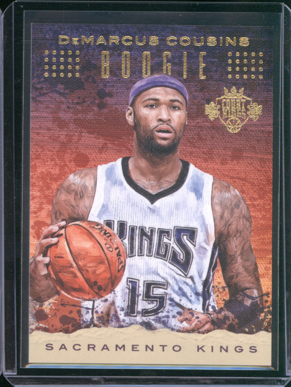 2016 Panini Court Kings 2 Nickname AKA DeMarcus Cousins