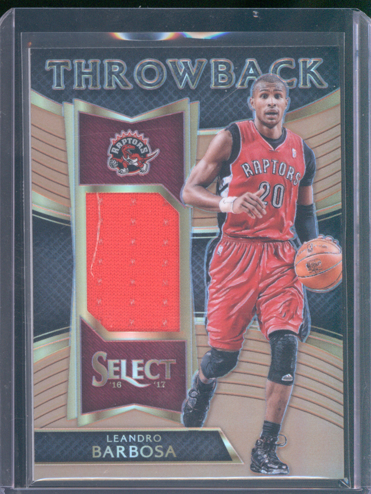 2016 Panini Select 17 Leandro Barbosa Copper Throwback Patch 10/49