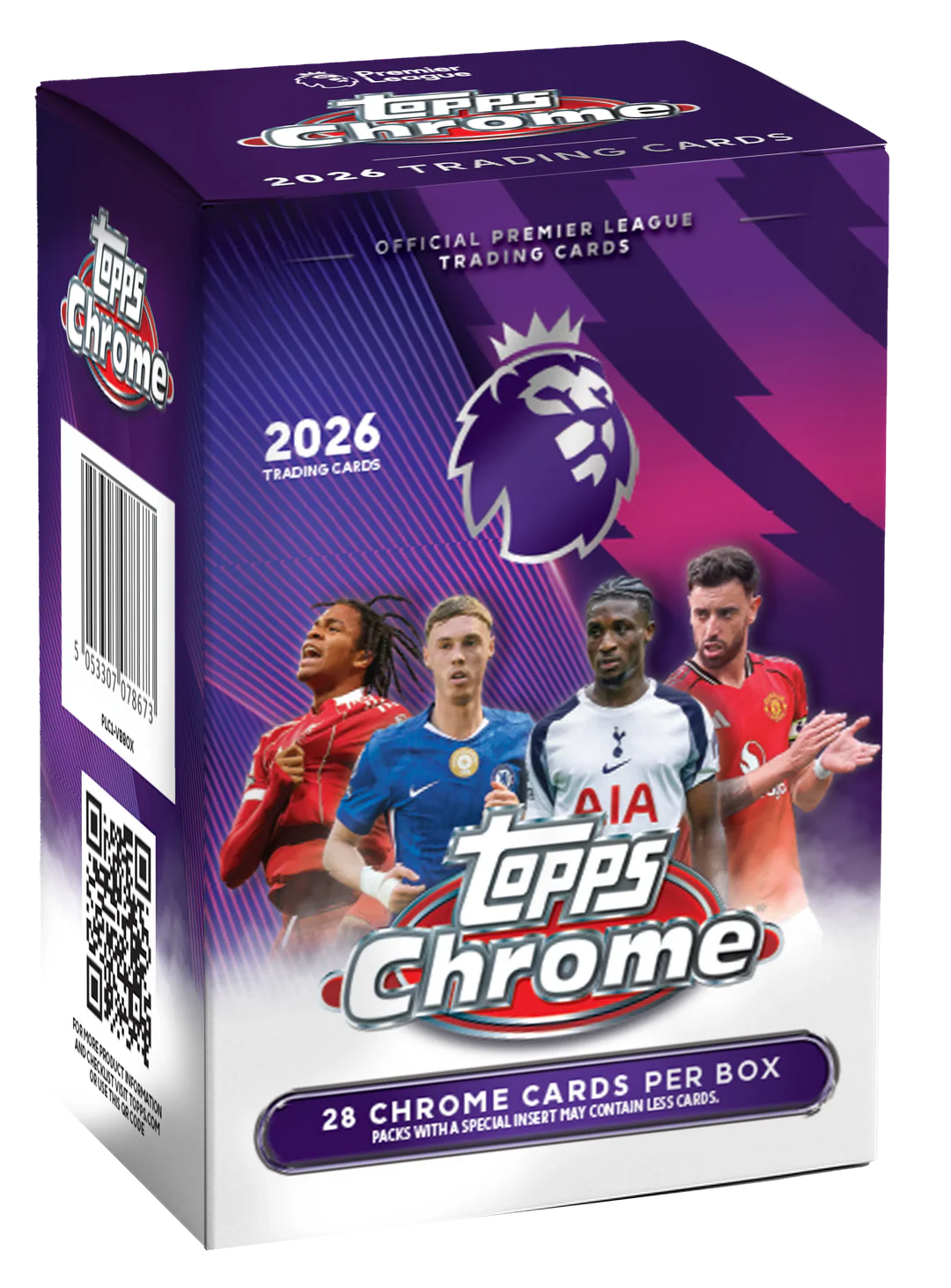2025-26 Topps Chrome Premier League EPL Soccer Value Box