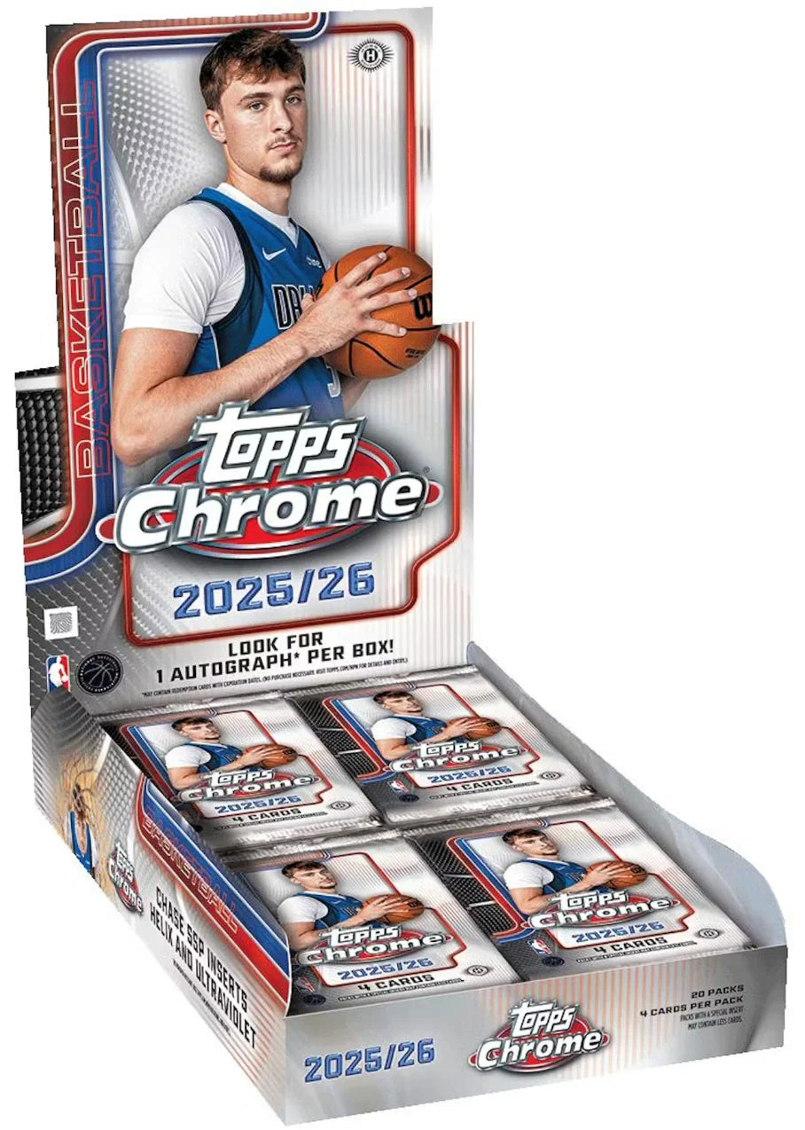 2025-26 Topps Chrome Basketball NBA Hobby Box